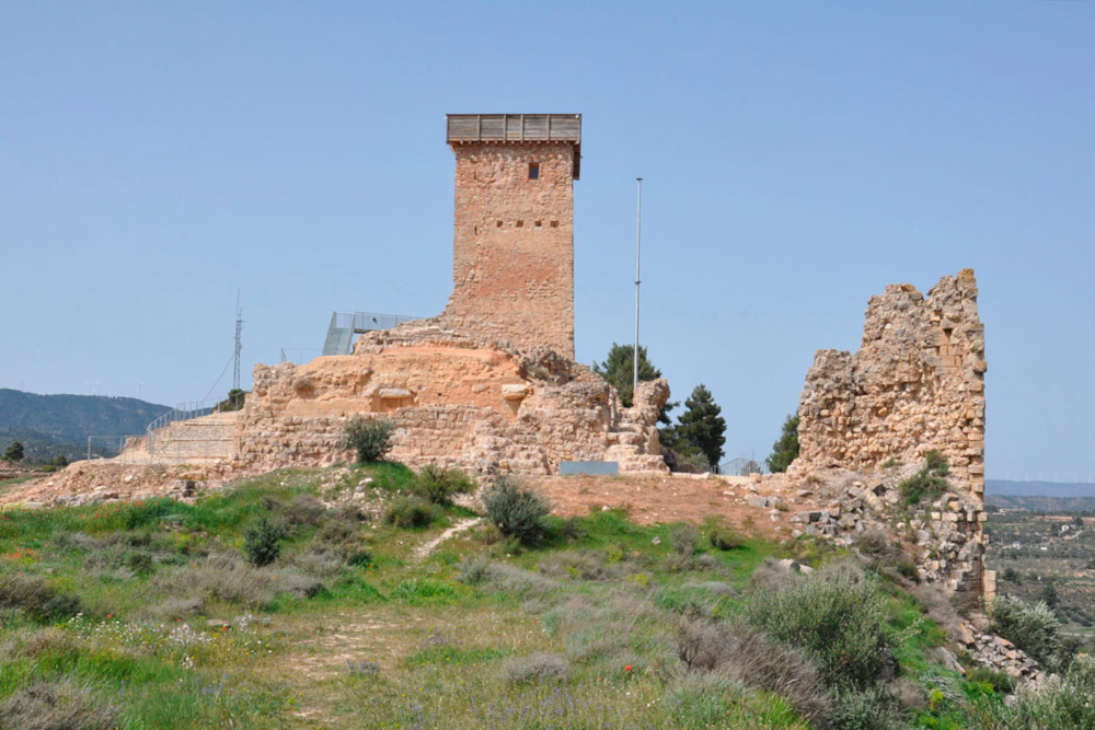 Les ruines du château d'Ascó