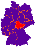 Allemagne, land de Thuringe (Freistaat Thüringen)