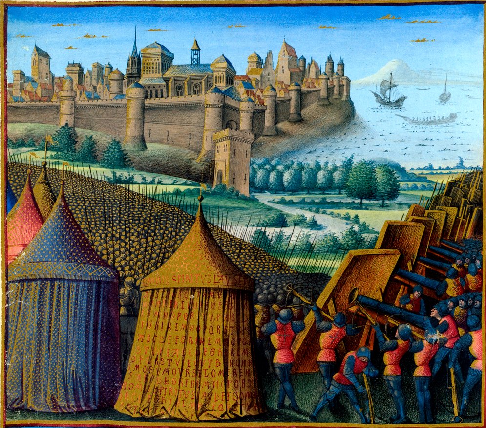 Jean Colombe dans 'Passages d'Outremer' de Sébastien Mamerot (1472-1475)) - BNF FR.5594