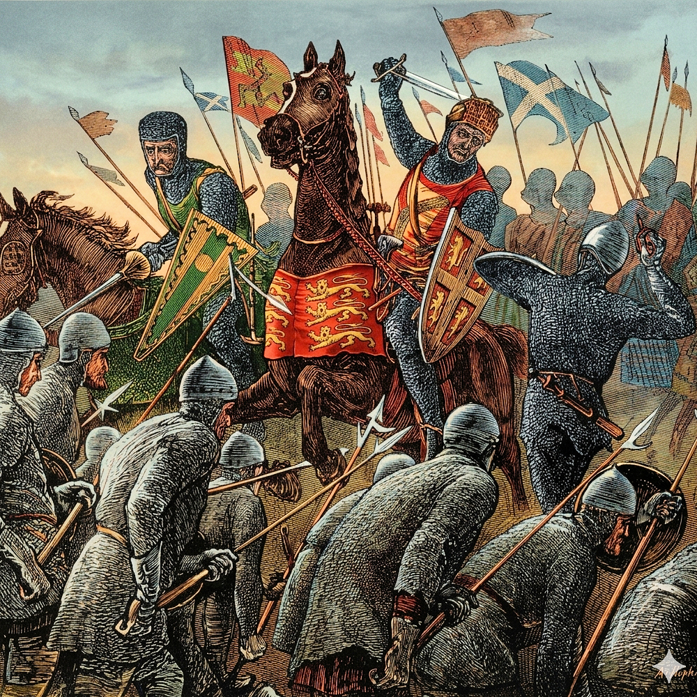 La Charge de l'évêque de Durham lors de la bataille de Falkirk