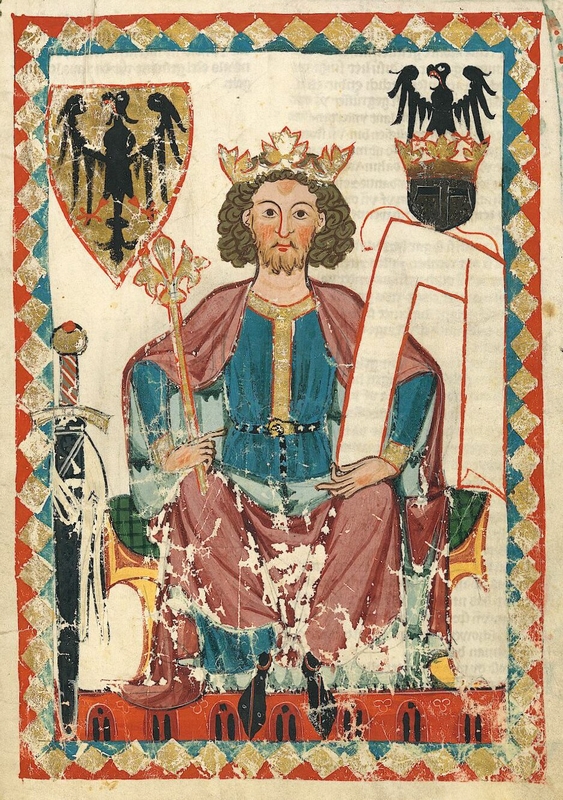 Miniature de l'empereur germanique Henri VI