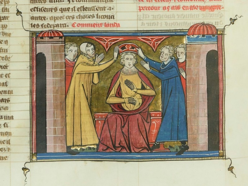 Détail du couronnement de Konrad IV