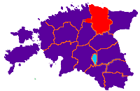Estonie, comté de Lääne-Virumaa