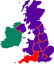 Grande Bretagne, région du Southwest England