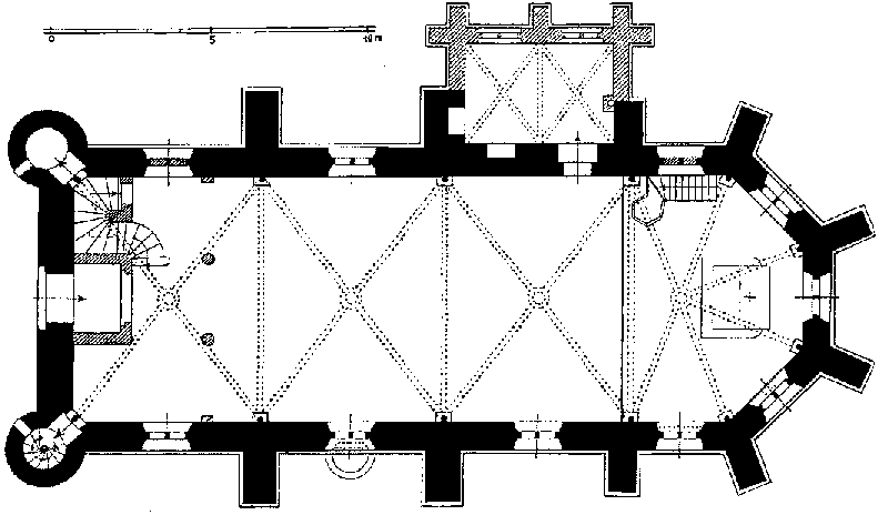 Le plan de la chapelle - http://www.templariusze.org