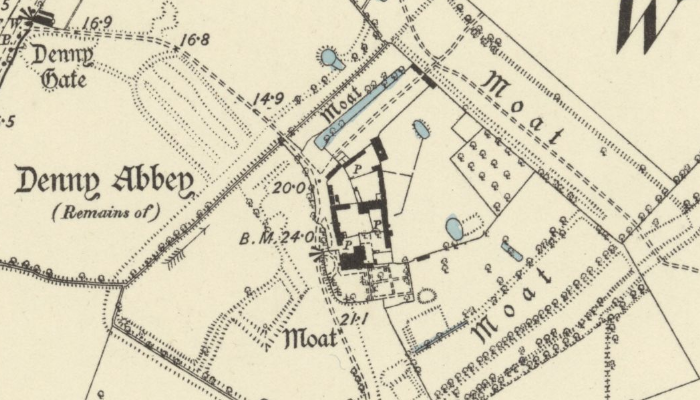 Denny Abbey en 1887
