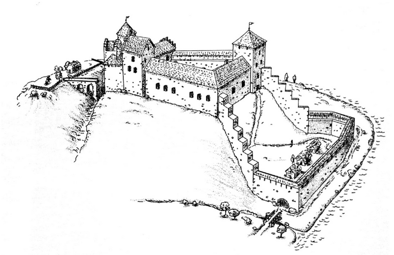Le Château Teutonique (Ordre de Livonie) de Dinaburgas - Daugavpils (Dünaburg)