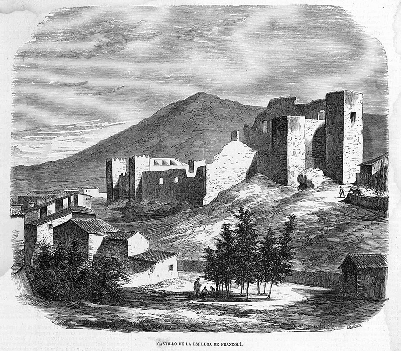 Les ruines du Château de L'Espluga