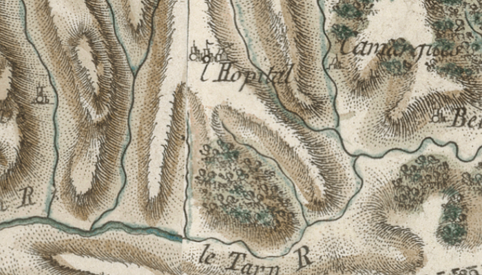 La commanderie hospitalière de Gap-Francès sur la carte de Cassini