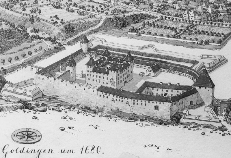 Le Château Teutonique (Ordre de Livonie) de Kuldīga (Goldingen)