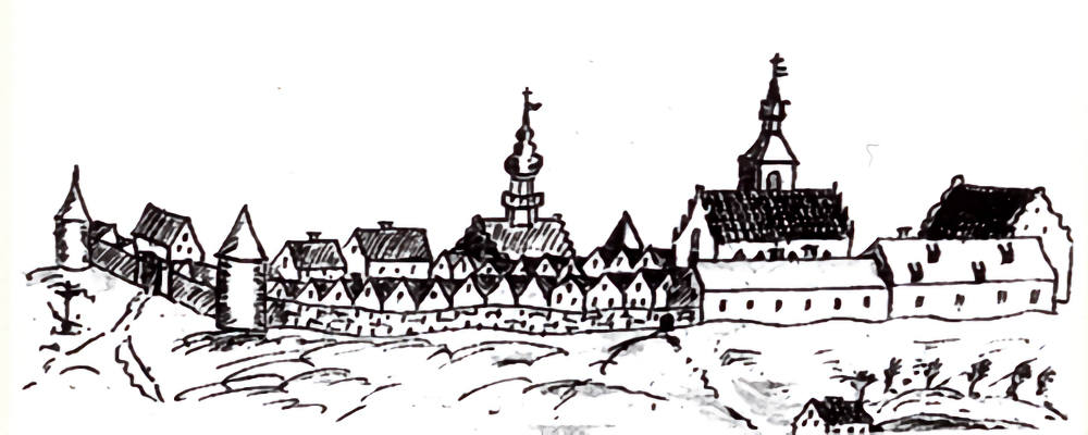 Représentation du château de Pieniężno (Mehlsack)