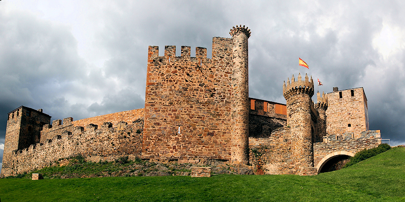 Vue du Château de Ponferrada