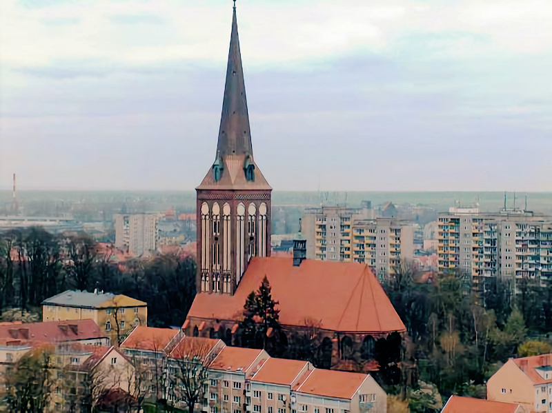 L'Eglise de la commanderie de Stargard Szczeciński (Stargard in Pommern)