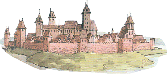 Croquis du châteaux de Sztum