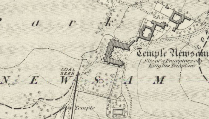 L'emplacement de la maison de Temple Newsam