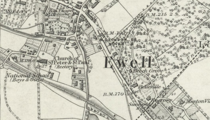 L'emplacement de la maison de Temple Ewell