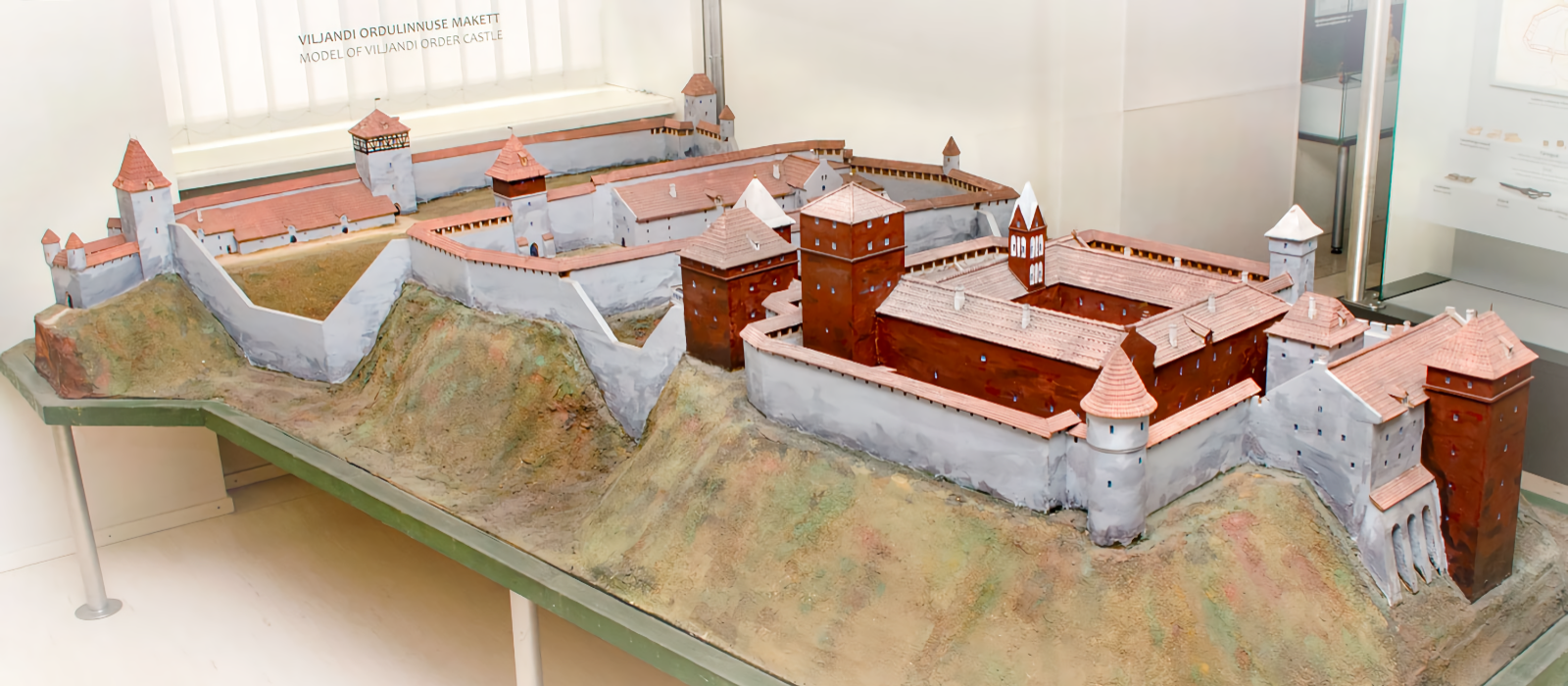 Maquette du château teutonique de Viljandi - Viljandi Museuum
